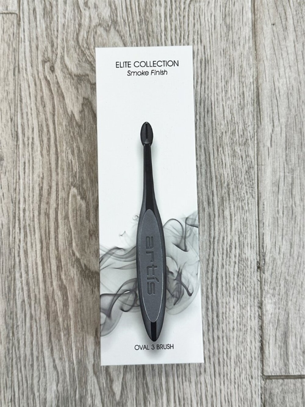 New in Box Artis Elite Collection Oval 3 Brush Smoke Finish